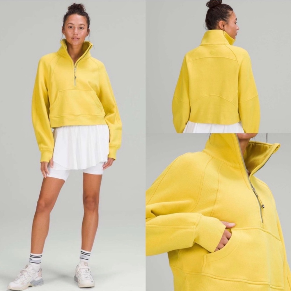 Lululemon Scuba Oversized Funnel Neck Shirt Soleil size M/L medium /‎ large